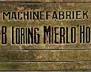 machineplaatje-1 Fabrieksplaatje Machinefabriek H.B. LÃ¶ring te Mierlo-hout